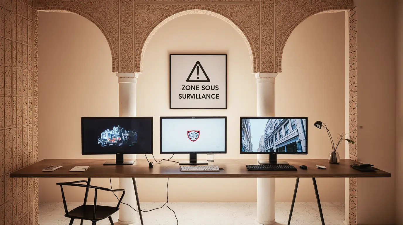 Installation caméra de surveillance Marrakech