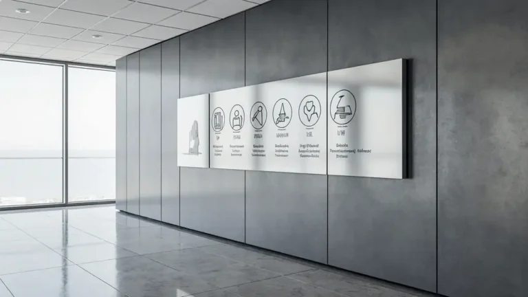 Signalétique entreprise Marrakech : 6 solutions visuelles