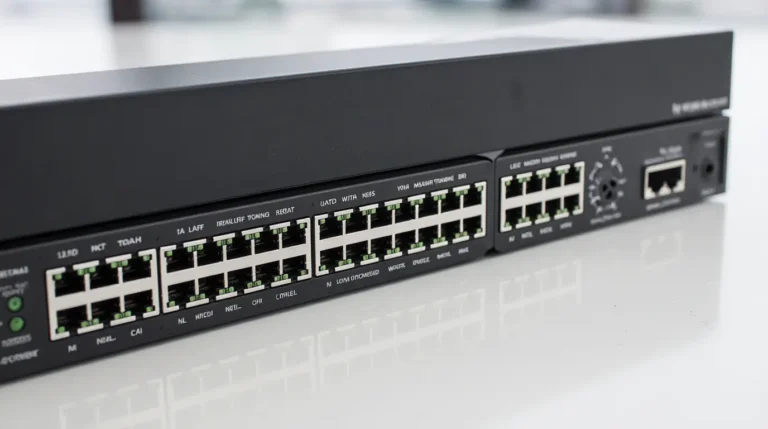 installation switch réseau